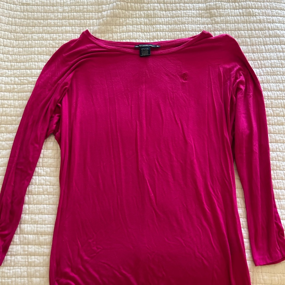 Ralph Lauren Women's Pink Long Sleeve